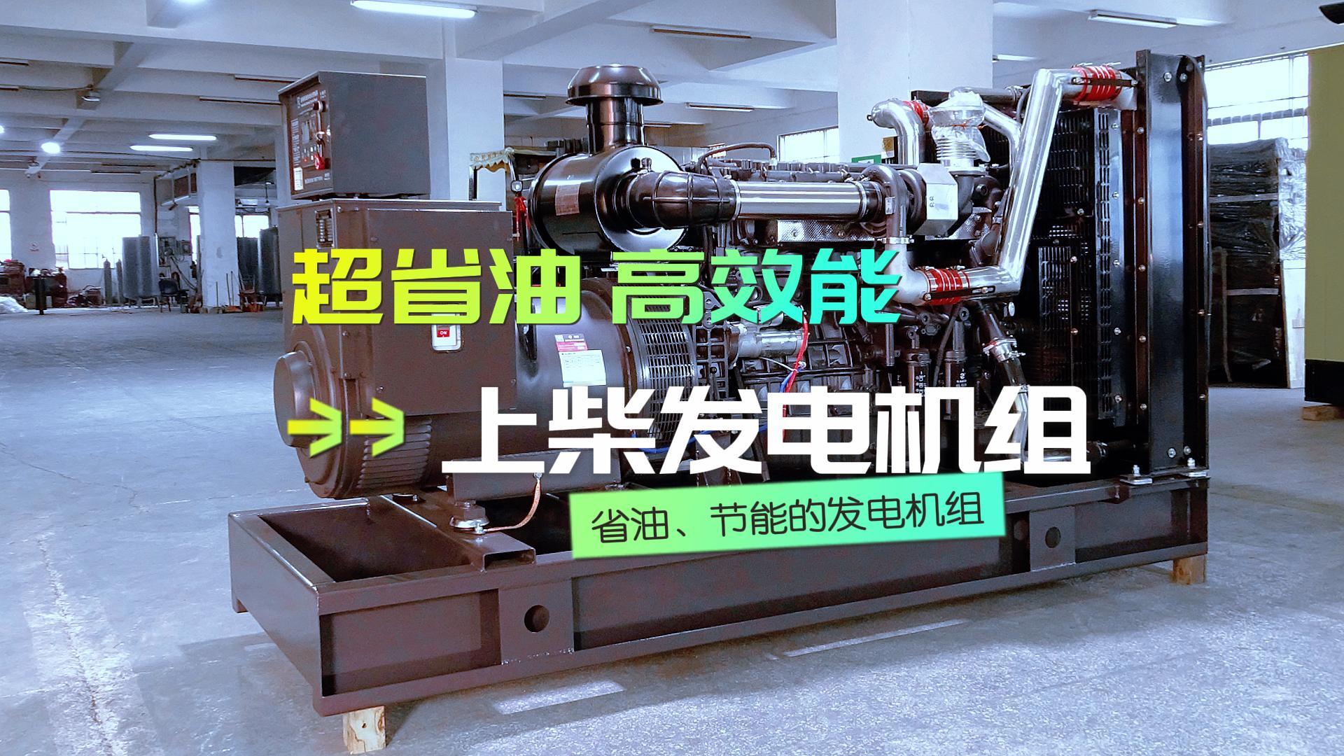 超省油，高效能，上柴300KW柴油發電機組，不僅能提供穩定可靠的電力保障，更能為企業節省運營成本